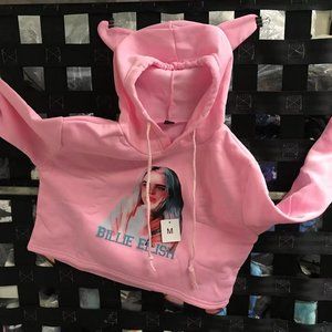 Girl's PINK hoodies, Billie Eillish